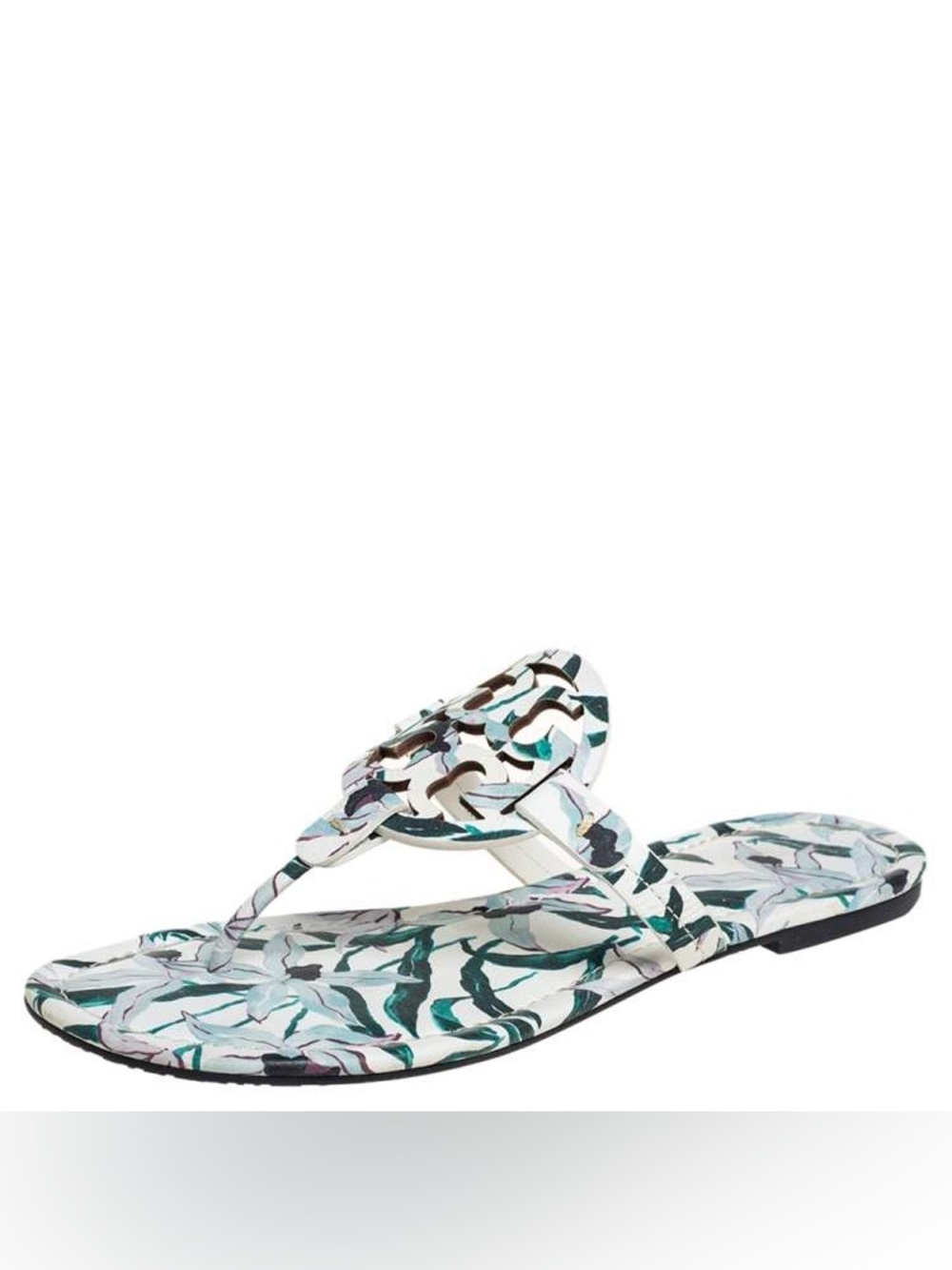 NEVER WORN Tory Burch Miller Sandals in Ivory Desert Bloom